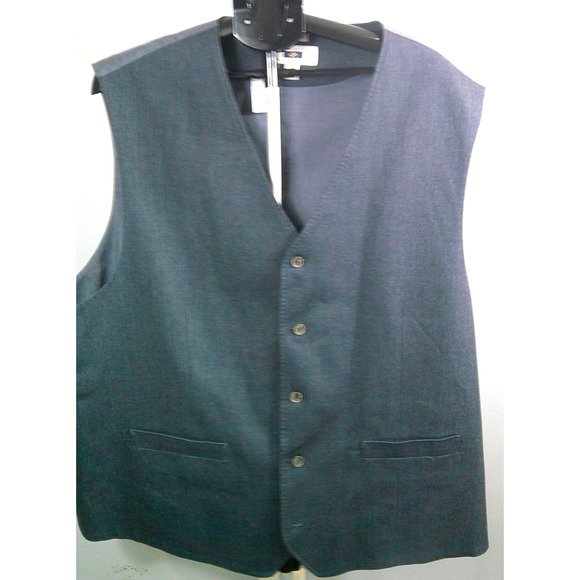 Joseph Abboud Men's 3x Classic Fit Gray Button down Vest NEW - Picture 1 of 8